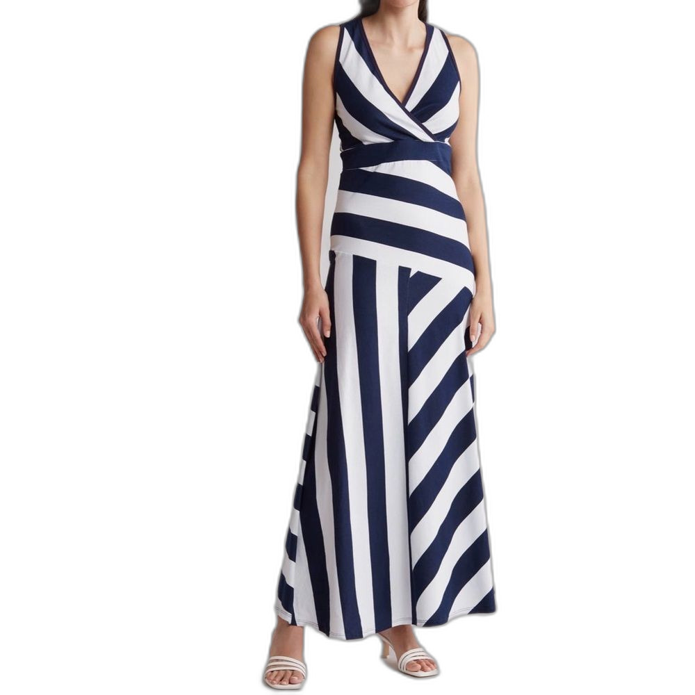 GO Couture Striped Maxi Dress - Picture 2 of 7